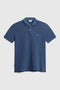 Polo Uomo in cotone effetto vintage Blu WOOLRICH- Francavilla Moda