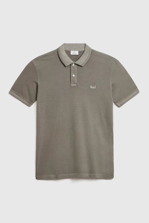 Polo Uomo in cotone effetto vintage Safari WOOLRICH- Francavilla Moda