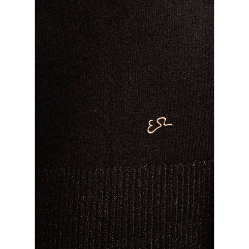 Abito Donna mini in maglia Nero Yes Zee- Francavilla Moda