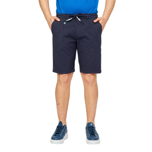 Bermuda Uomo chino con coulisse Blu Yes Zee- Francavilla Moda