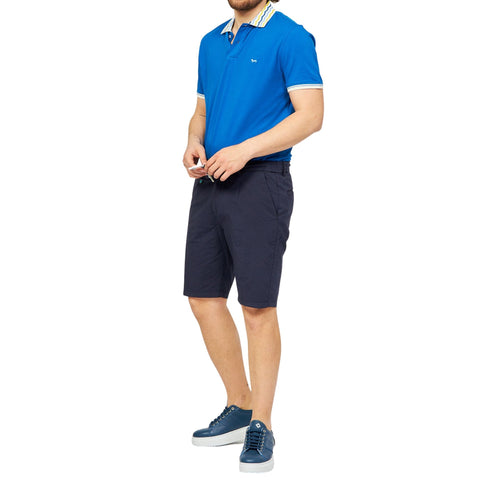 Bermuda Uomo chino con coulisse Blu Yes Zee- Francavilla Moda