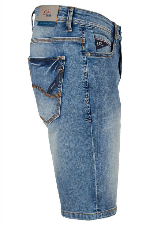 Bermuda Uomo P701F574 cinque tasche basico Denim chiaro YES ZEE- Francavilla Moda