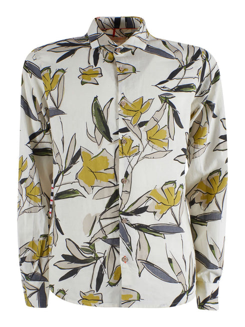 Camicia Uomo collo francese Fantasia Yes Zee- Francavilla Moda