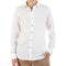 Camicia Uomo in lino con collo classico Bianco YES ZEE- Francavilla Moda