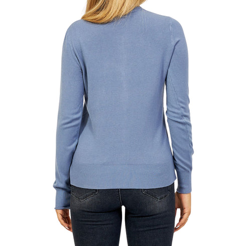 Cardigan Donna con trama a rombi Polvere Yes Zee- Francavilla Moda