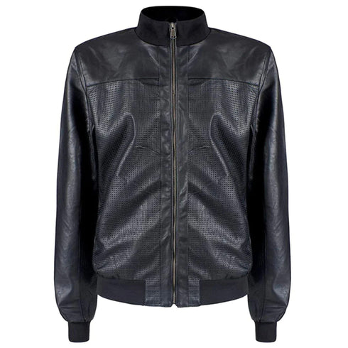 Giacca Uomo ecopelle Nero Yes Zee- Francavilla Moda