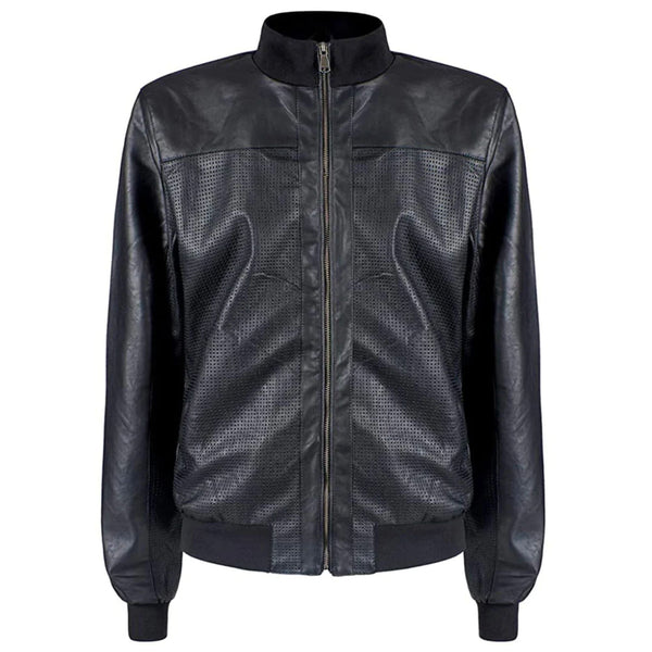 Giacca Uomo ecopelle Nero Yes Zee- Francavilla Moda