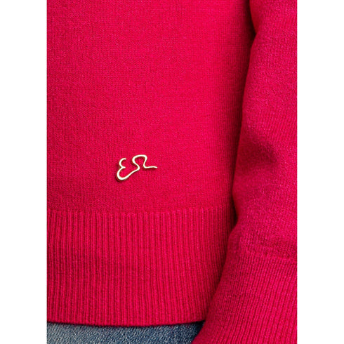 Maglia Donna con scollo a barca Fucsia Yes Zee- Francavilla Moda