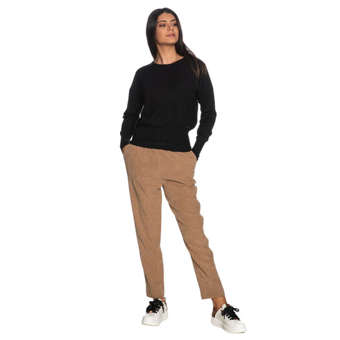 Maglia Donna girocollo con manica a kimono Fucsia Yes Zee- Francavilla Moda