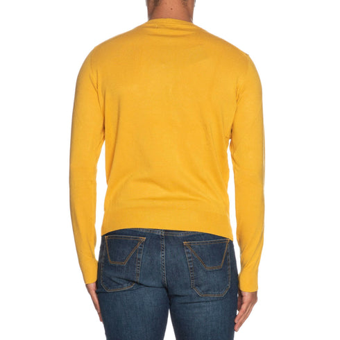 Maglia Uomo basic a girocollo Giallo YES ZEE- Francavilla Moda