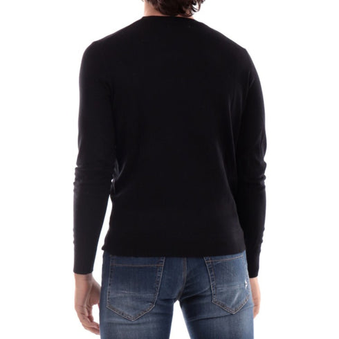 Maglia Uomo basic a girocollo Nero YES ZEE- Francavilla Moda