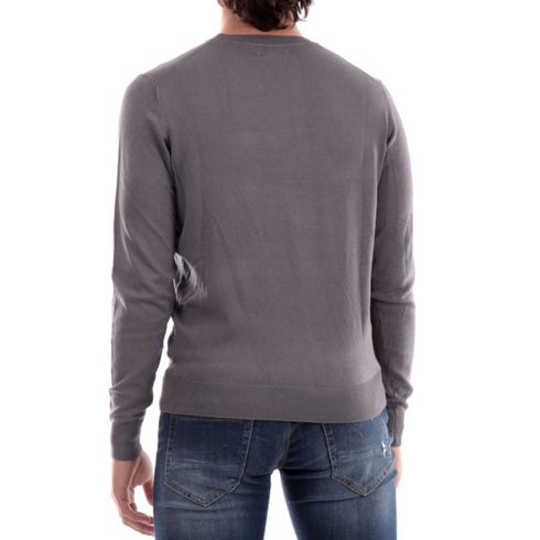 Maglia Uomo basic a girocollo Grigio YES ZEE- Francavilla Moda