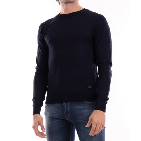 Maglia Uomo basic a girocollo Blu YES ZEE- Francavilla Moda