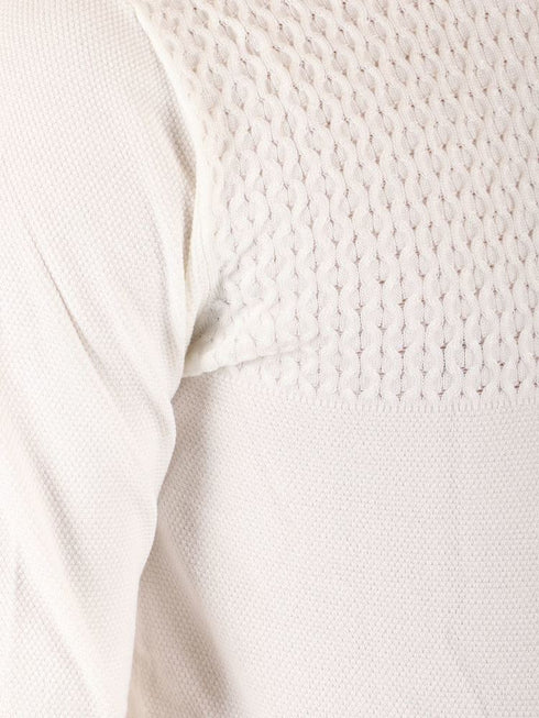 Maglione Uomo con collo alto Gesso YES ZEE- Francavilla Moda