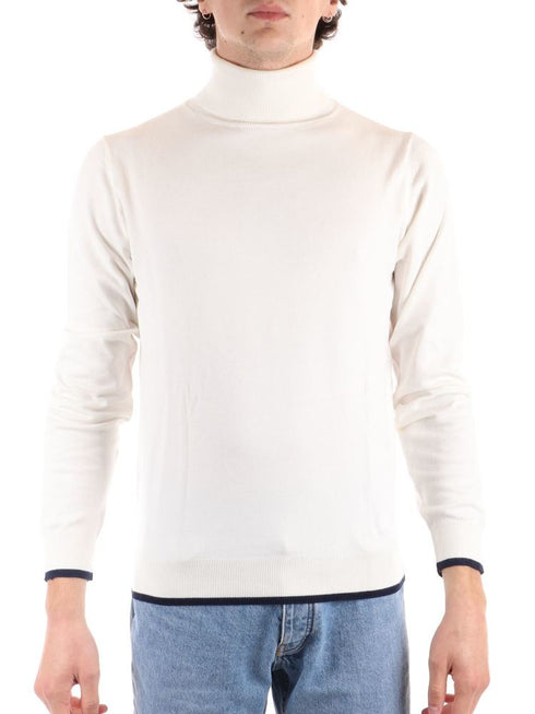 Maglione Uomo con toppe sui gomiti Gesso YES ZEE- Francavilla Moda