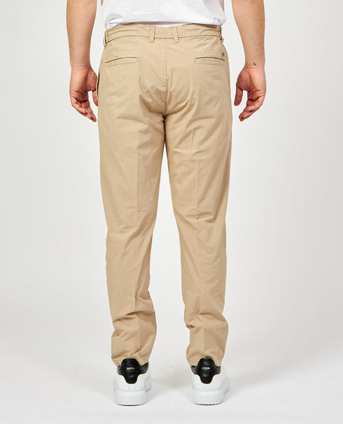 Pantalone Uomo con coulisse Beige Yes Zee- Francavilla Moda