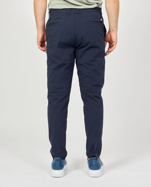 Pantalone Uomo con coulisse Blu Yes Zee- Francavilla Moda