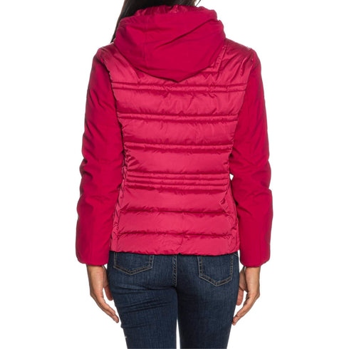 Piumino Donna corto effetto semilucido Fucsia Yes Zee- Francavilla Moda