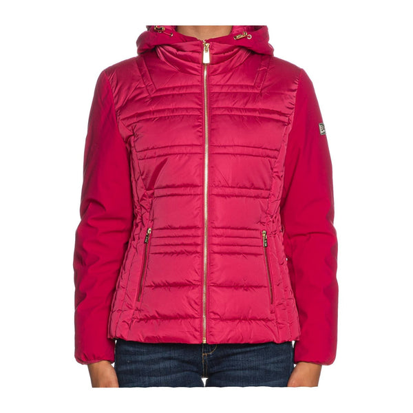 Piumino Donna corto effetto semilucido Fucsia Yes Zee- Francavilla Moda