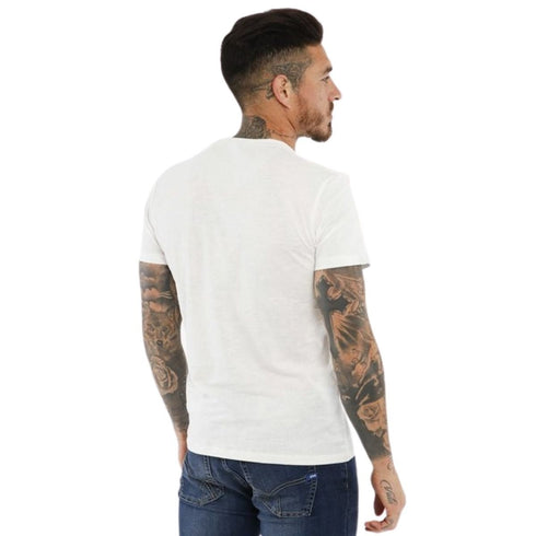 T-shirt Uomo con taschino sul petto Bianco YES ZEE- Francavilla Moda