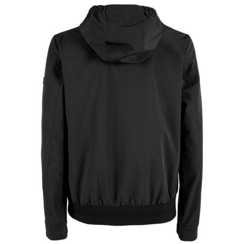 Giubbino Uomo antipioggia con cappuccio Nero YESZEE- Francavilla Moda