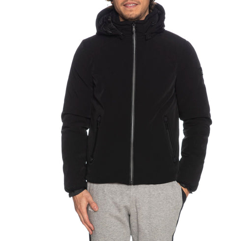 Giubbino Uomo corto in Soft Shell Nero YESZEE- Francavilla Moda