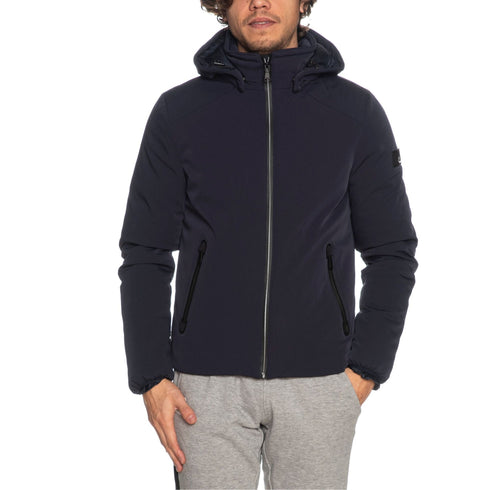 Giubbino Uomo corto in Soft Shell Blu YESZEE- Francavilla Moda