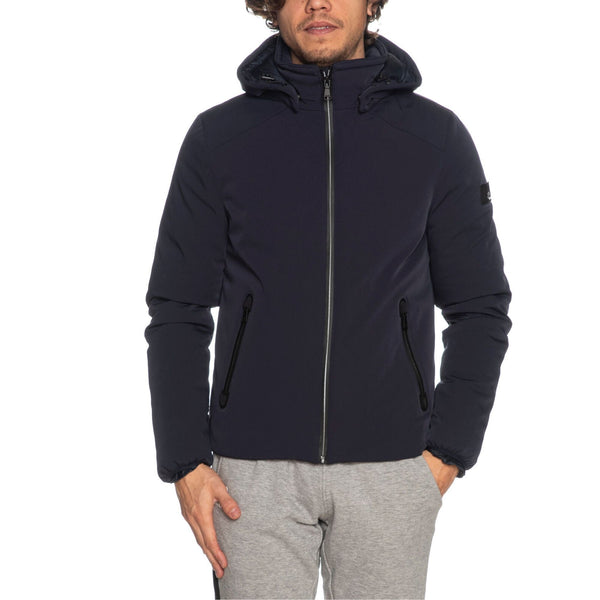 Giubbino Uomo corto in Soft Shell Blu YESZEE- Francavilla Moda