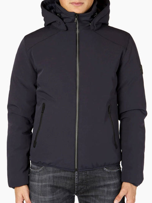 Giubbino Uomo corto in softshell Blu YESZEE- Francavilla Moda