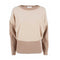 Maglia Donna a pipistrello con perle Beige YESZEE- Francavilla Moda