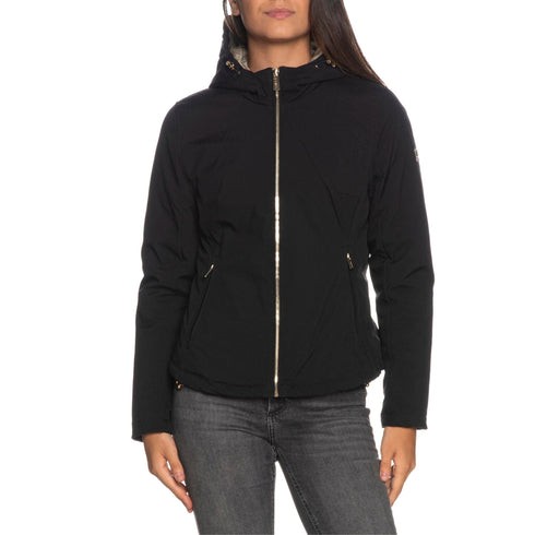 Parka Donna corto in softshell Nero YESZEE- Francavilla Moda