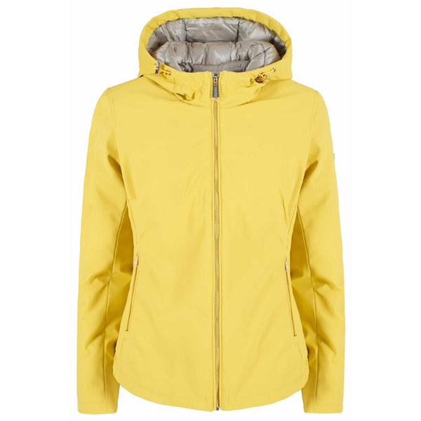 Parka Donna corto in softshell Giallo YESZEE- Francavilla Moda