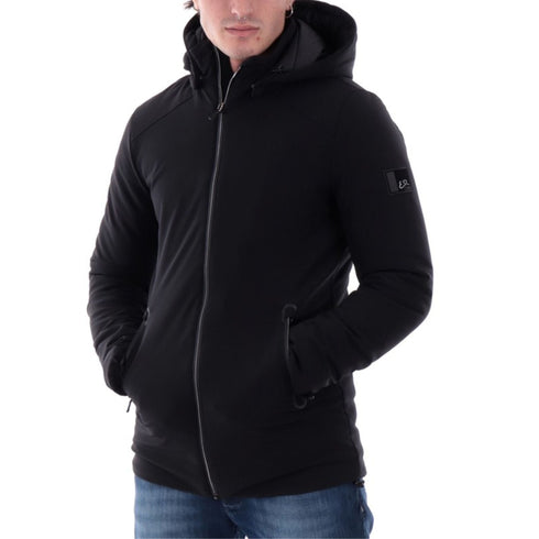 Parka Uomo idrorepellente liscio Nero YESZEE- Francavilla Moda