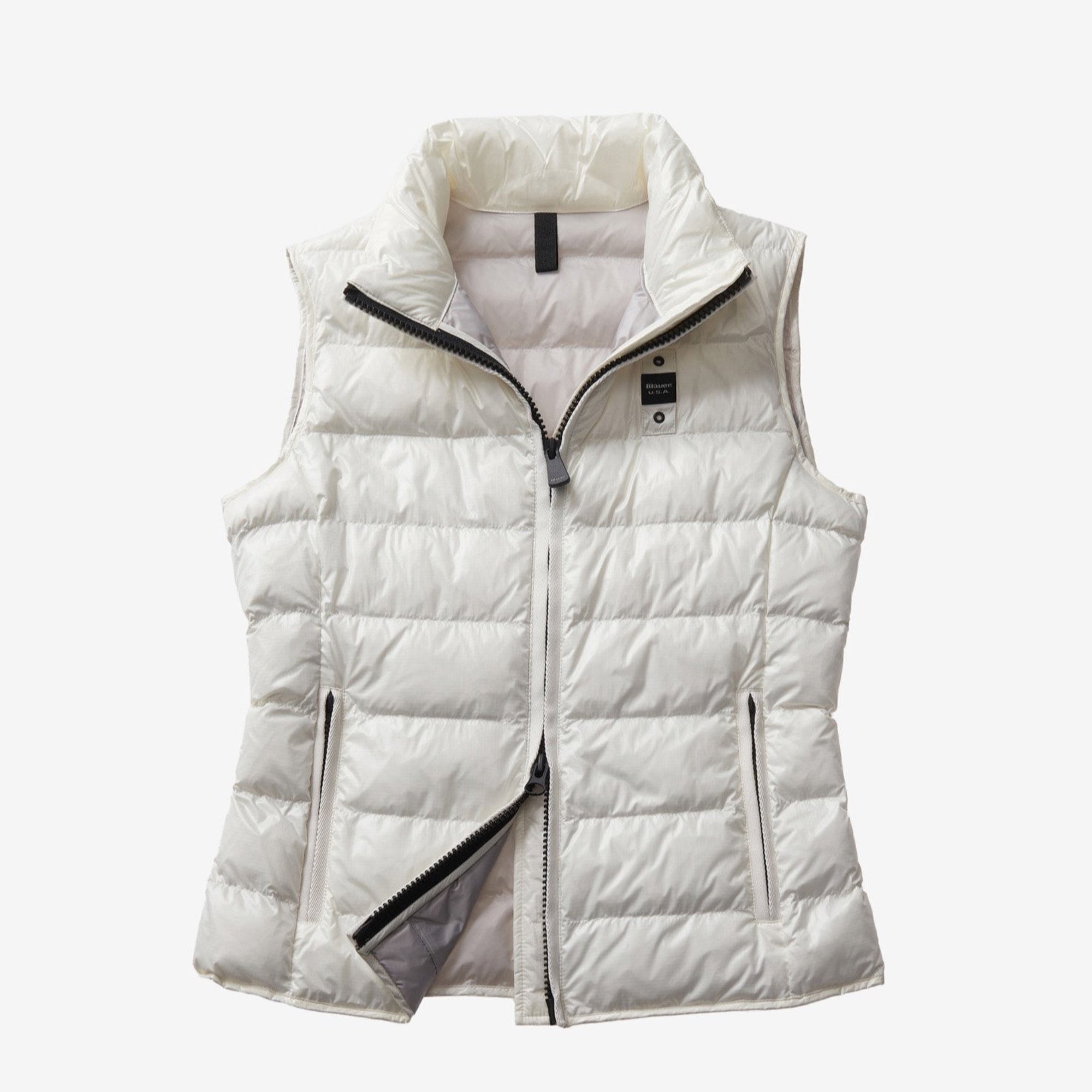 Piumino Smanicato Giacca Gilet Donna Blauer Gilet Donna In Nylon