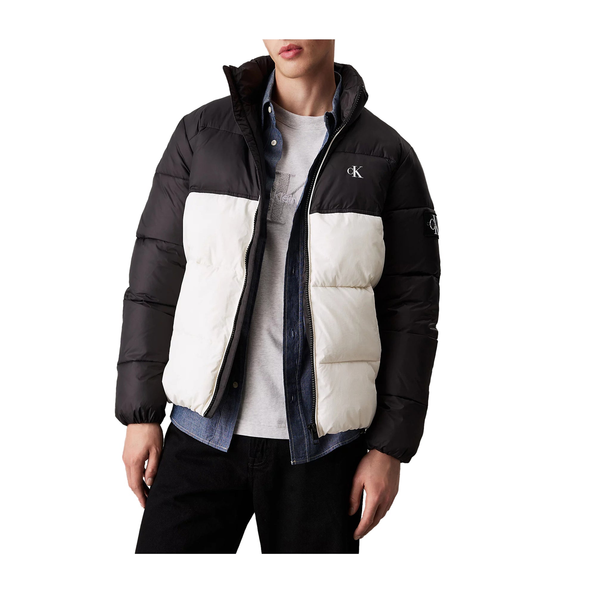 Puffer Jacket Calvin Klein Piumino Uomo Giubbotto Piumino Calvin