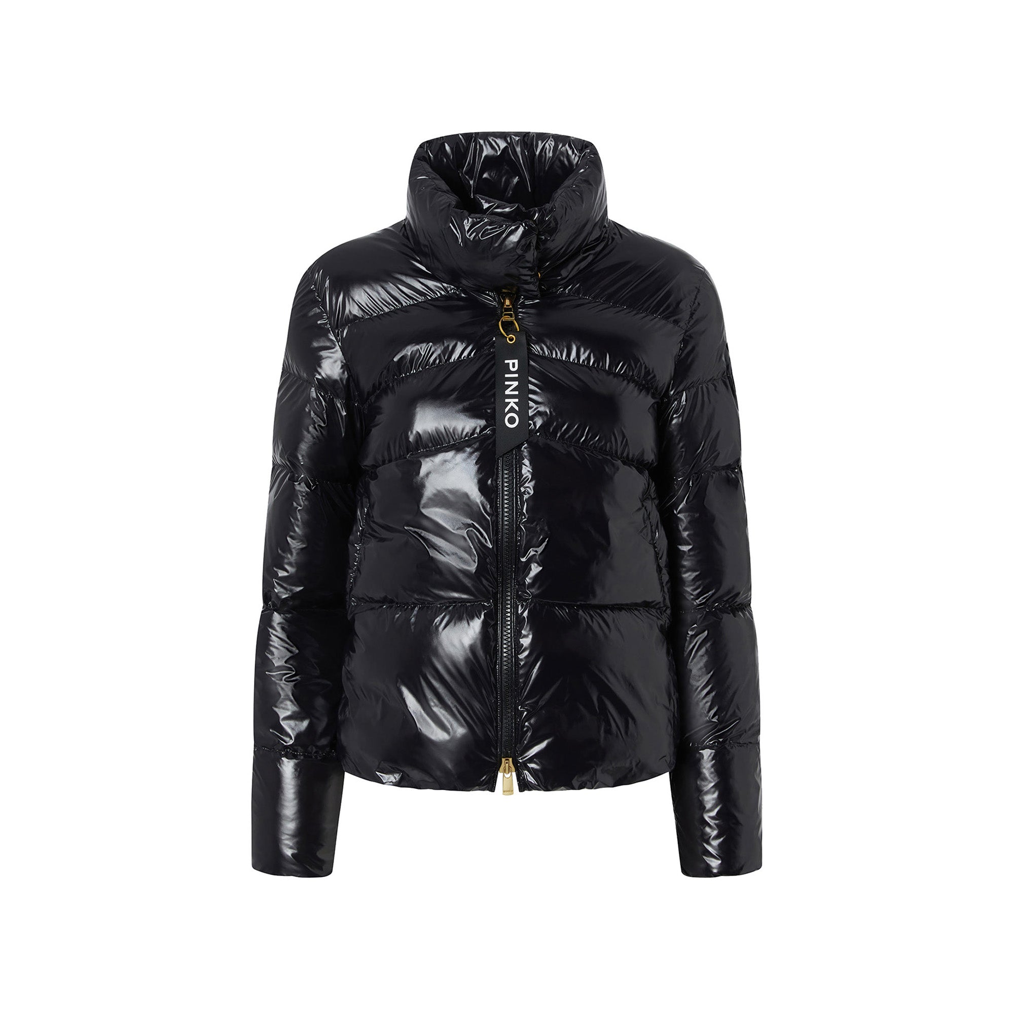 Puffer Jacket Pinko Black Jacket Pinko Women's Down Jackets Caban