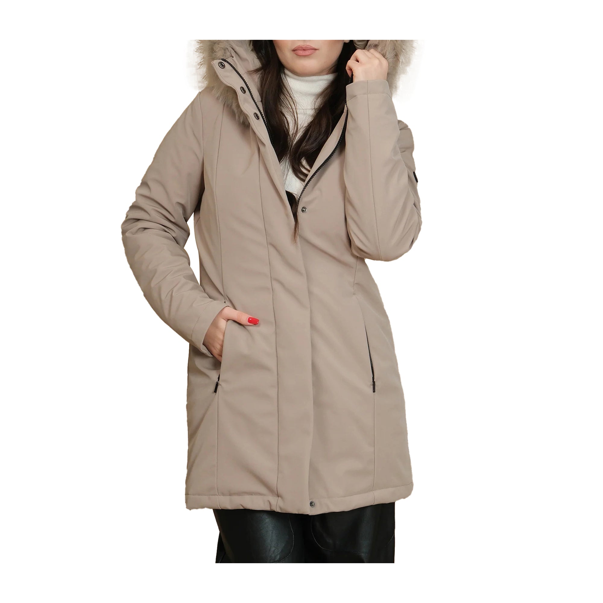 Refrigiwear Parka Donna lungo Lady Tech Fur Francavilla Moda