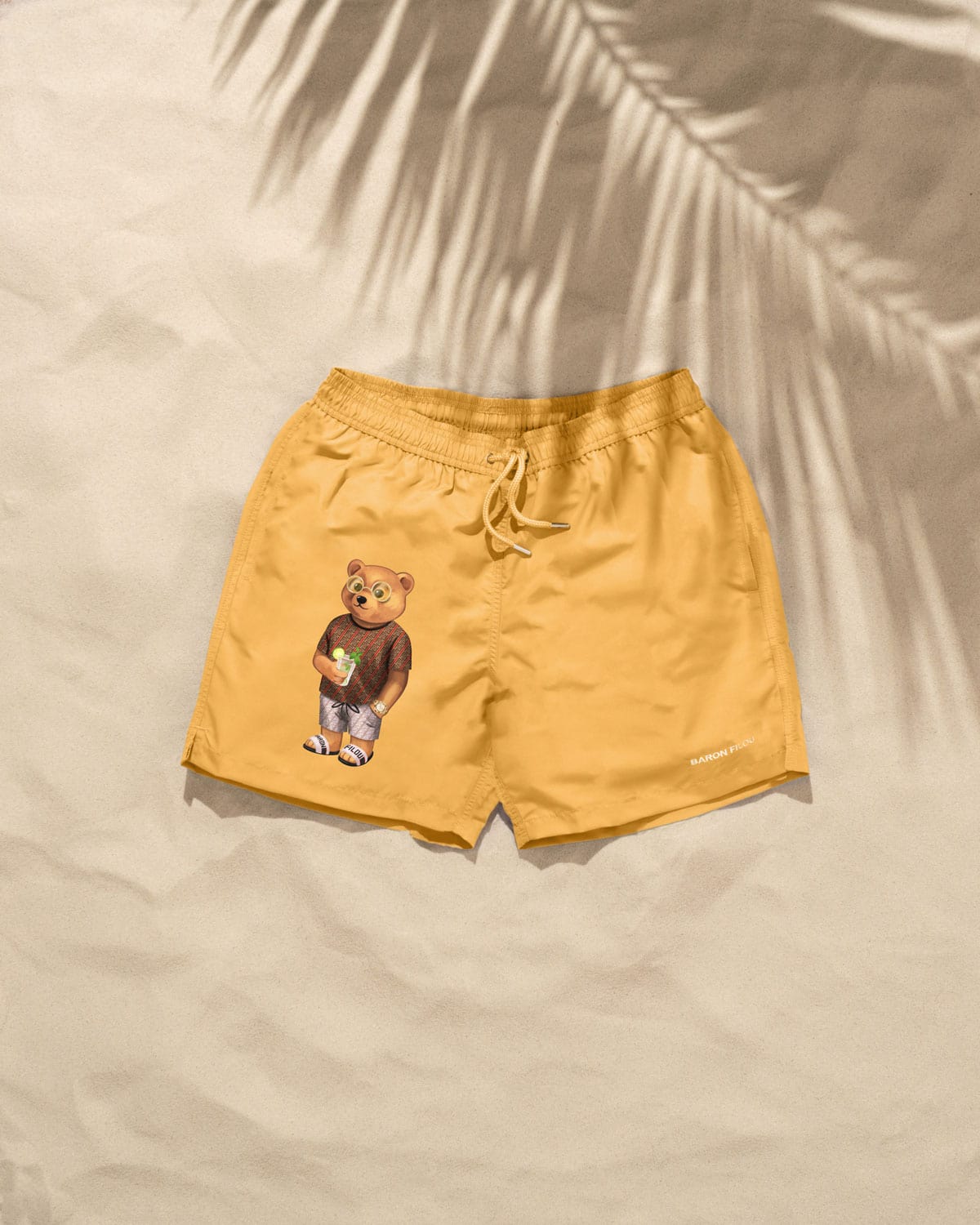 Ladeheid Costumi da Bagno da Uomo Pantaloncini da Bagno LAZA1002 (Giallo Marino Blu, S