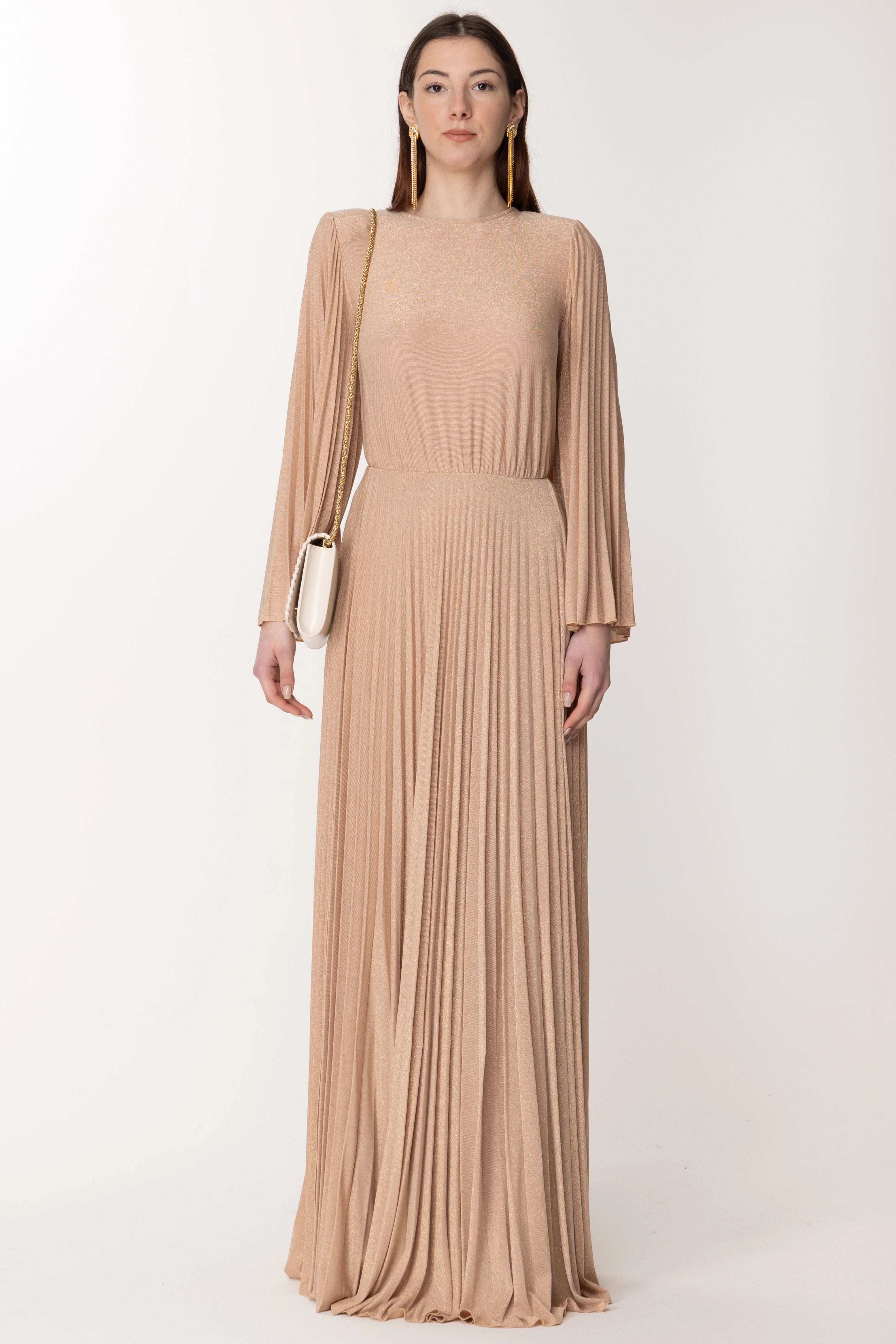 Abito Donna Red Carpet pliss in lurex