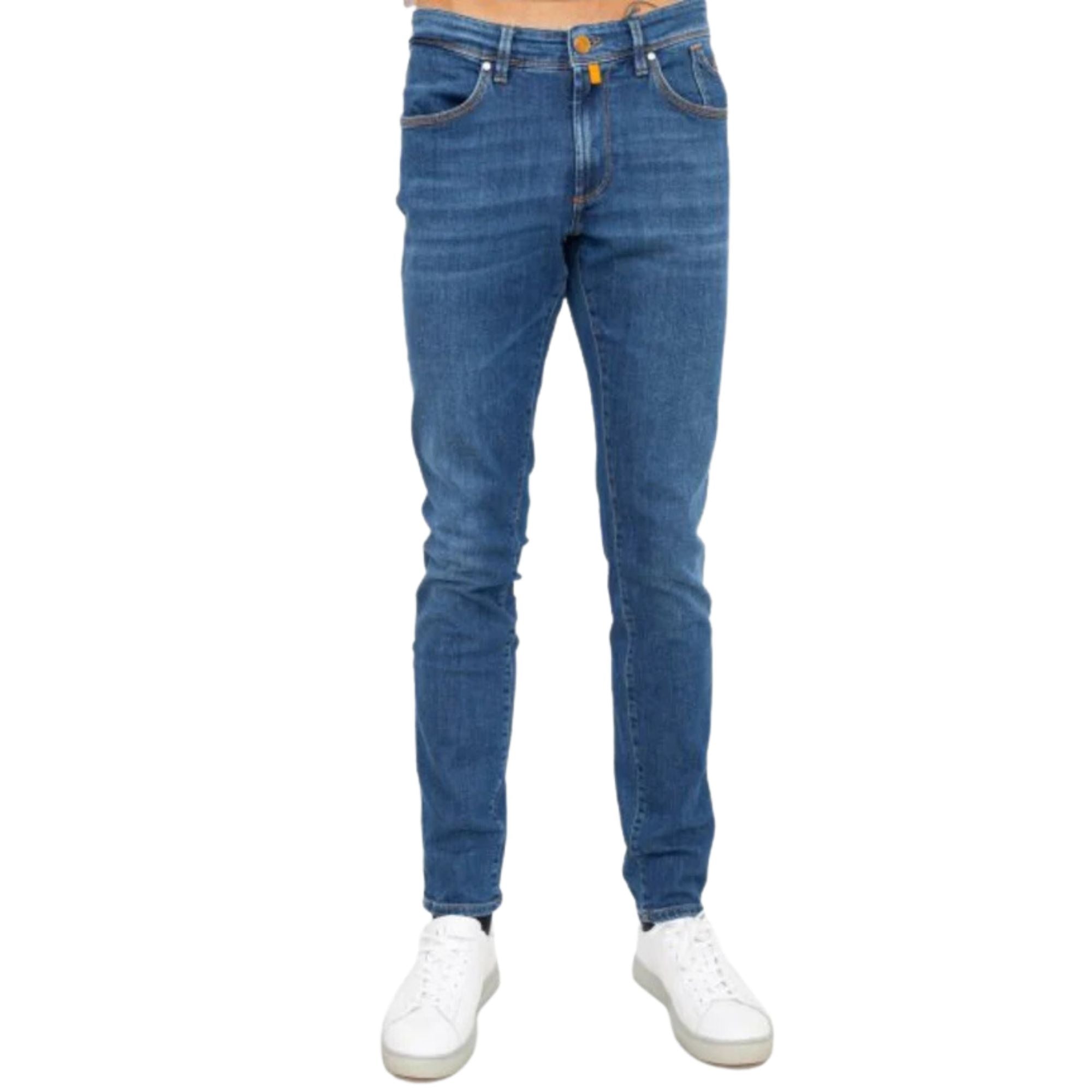Calça Jeans Colorida Com Cintura Elástica E Perna Larga | Parcelamento Calça Jeans Colorida Com Cintura Elástica E Perna Larga | Parcelamento